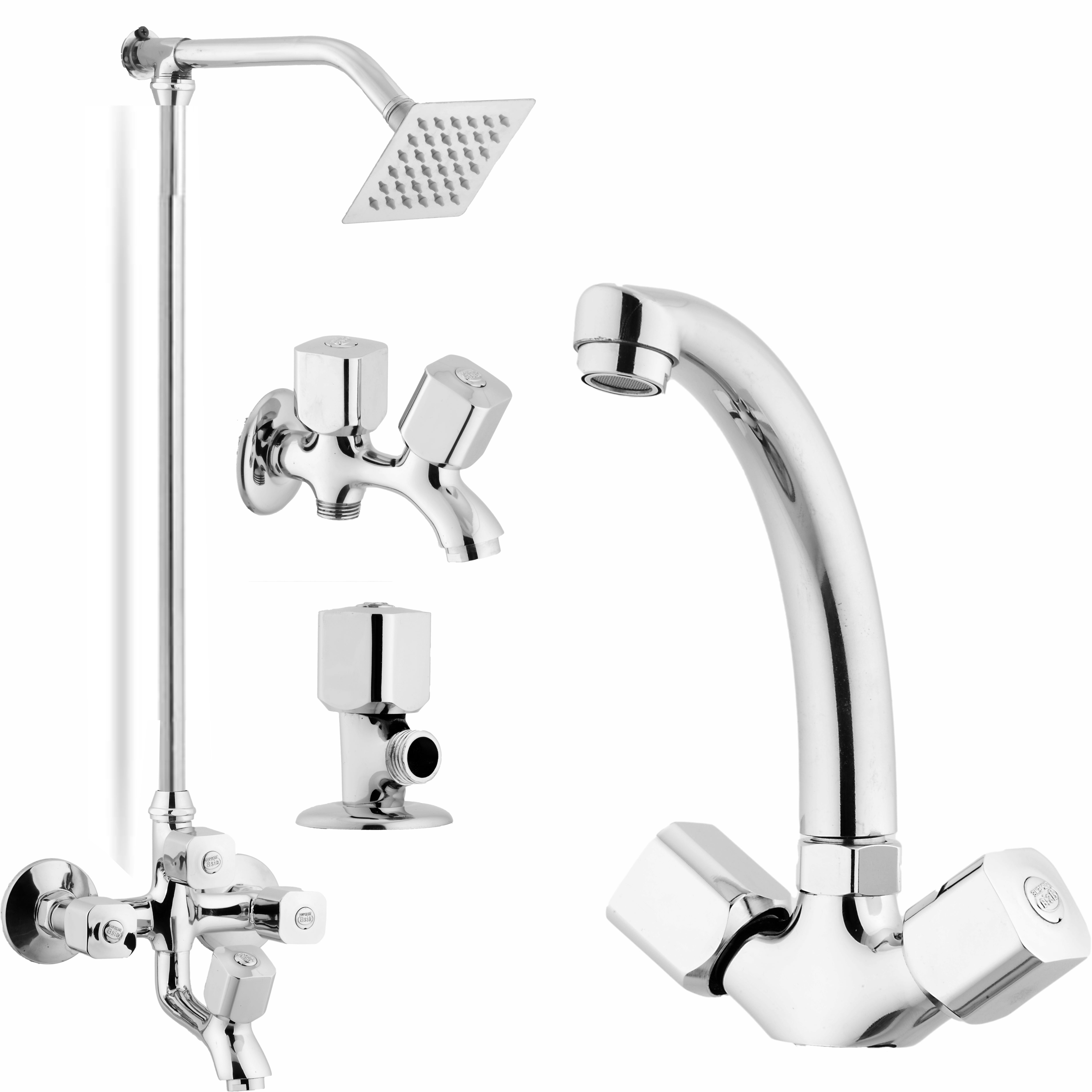 Classic Brass Bath Set