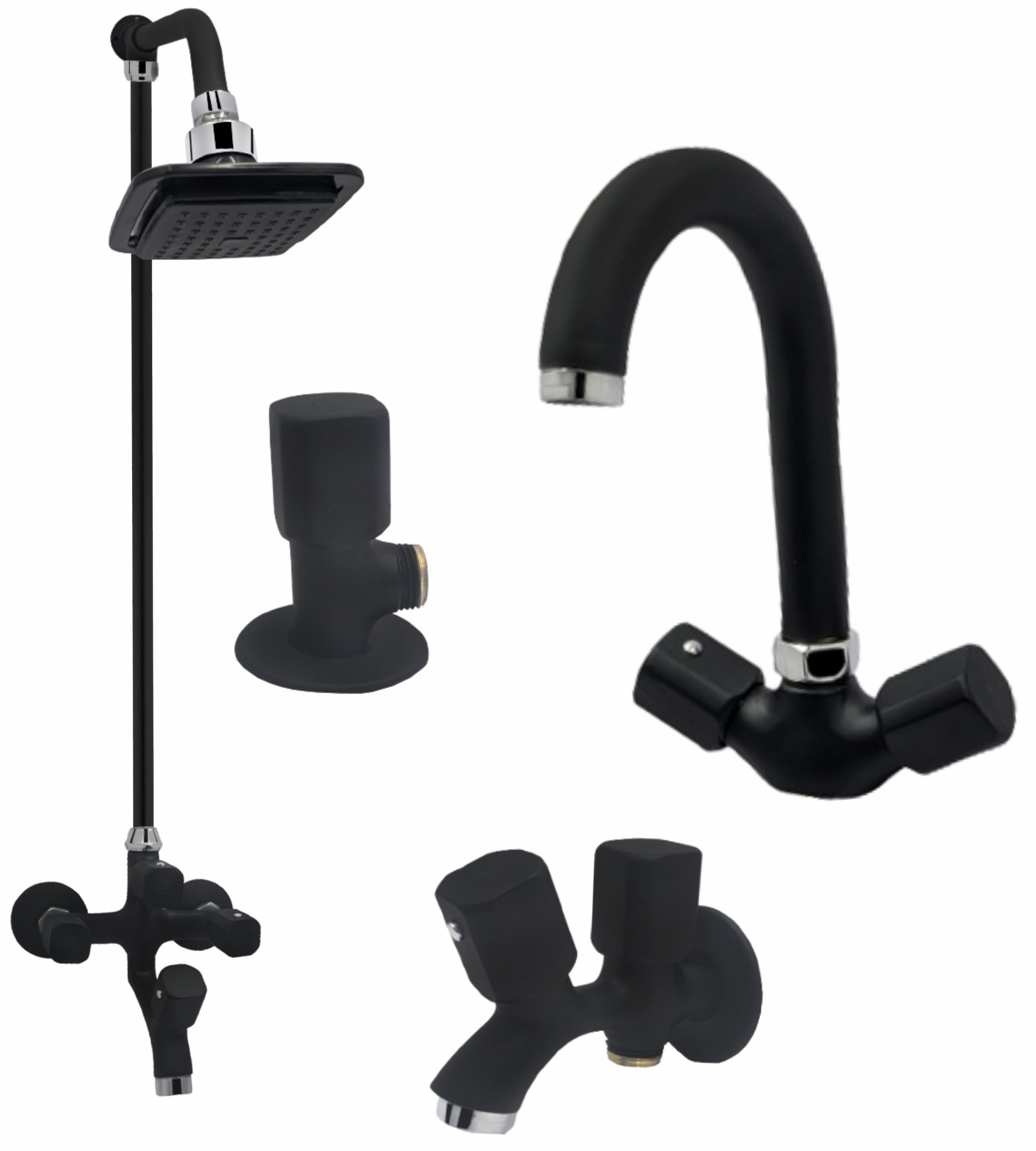 Classic Zoom Bath Set Black Mate